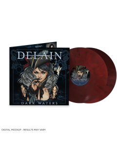Dark Waters RED BLACK Marbled 2- Vinyl