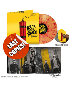 Back With A Bang GELB ROTE Splatter Vinyl + Record Butler + 12" Booklet