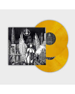 Inferno - Gelb Weiss Orange Rot marmorierte 2- LP