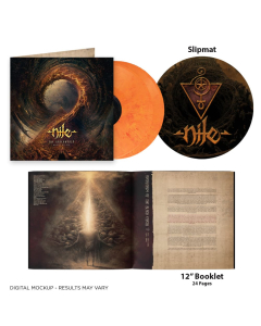 The Underworld Awaits Us All - Orange Red Black Marbled 2- LP + Slipmat + 12" Booklet
