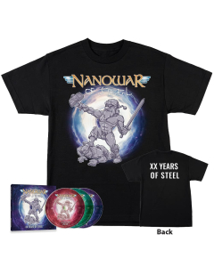 XX Years of Steel - Digisleeve 3- CD + T- Shirt Bundle
