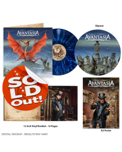 Here Be Dragons - Die Hard Edition: Blau Weiße Splatter LP + Poster + Slipmat + Booklet