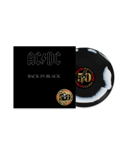 Back In Black - BLACK WHITE Vinyl
