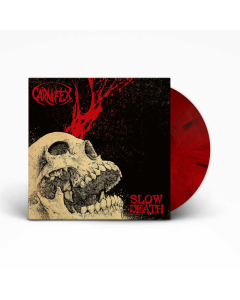 Slow Death - Rot Schwarz Marmorierte LP