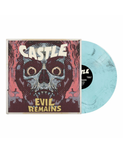 Evil Remains - Blau Schwarz Marmorierte LP
