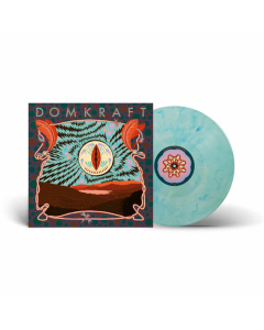 Domkraft - Weiß Blau Marmorierte LP