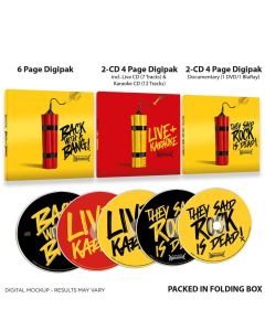 Back With A Bang Media Boxset mit Bonus CD Karaoke & Live