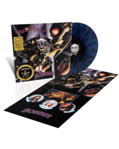 Bomber - 50th Anniversary - Blau Schwarze Splatter LP