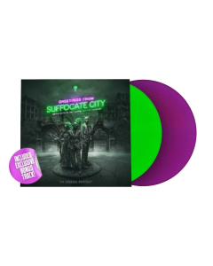Greetings From Suffocate City - Beyond the Abyss - Neon Green Neon Purple Deluxe 2-LP