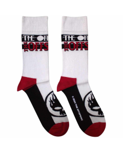 Flaming Skull Logo - Socken
