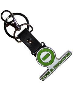 Negative Emblem & Text Logo - Key Ring