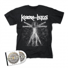 42343-1 kobra and the lotus prevail I t-shirt + cd bundle heavy metal