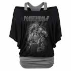 Powerwolf Fast Than The Flame Girl Double Layer Shirt