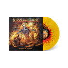 Reborn In Flames - YELLOW ORANGE BLACK Splatter Vinyl