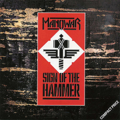Manowar album cover Sign Of The Hammer