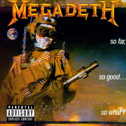 Megadeth album cover So Far, So Good... So What!