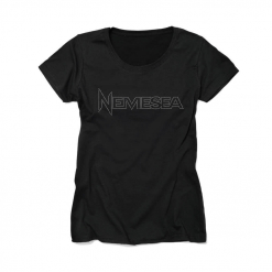 NEMESEA - Rhinestone Logo / Girlie Shirt