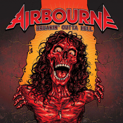 Airbourne album cover Breakin Outta Hell