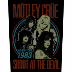 Shout At The Devil Band Picture - Backpatch