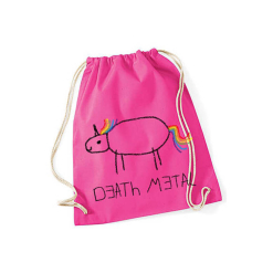 Death Metal Unicorn gym bag