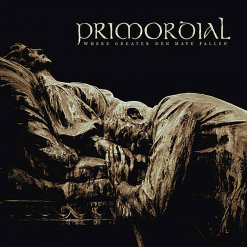 Primordial album cover Where Greater Men Have Fallen