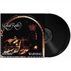 COUNT RAVEN - Storm Warning / BLACK 2-LP Gatefold
