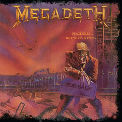 Megadeth album cover Peace Sells
