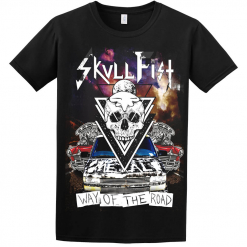 Skull Fist Way Of The Road T-shirt front