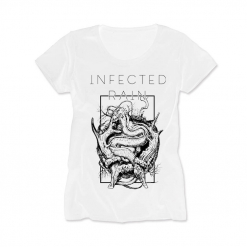 infected rain the earth mantra girlie t shirt