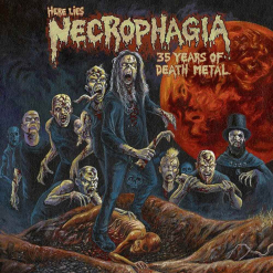 necrophagia - here lies necrophagia - 35 yeras of death metal - cd - napalm records
