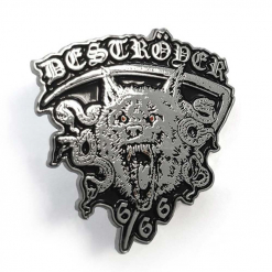 destoryer 666 wolfheart metal pin