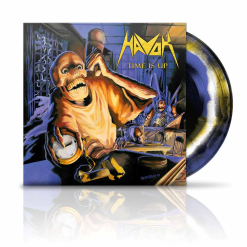 havok time is up black blue white yellow swirl vinyl