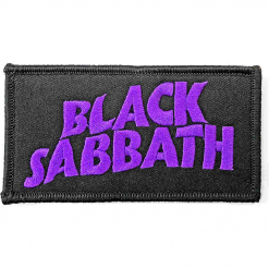 black sabbath wavy logo patch