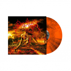 Of Lucifer And Lightning - ORANGE SCHWARZ Marmoriertes Vinyl