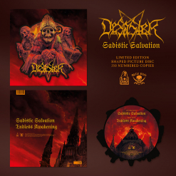 DESASTER - The Oath Of An Iron Ritual - GREEN GOLDEN Splatter Vinyl