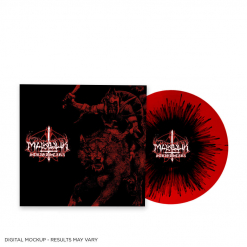 Strigzscara Warwolf Live 1993 - RED BLACK Splatter Vinyl