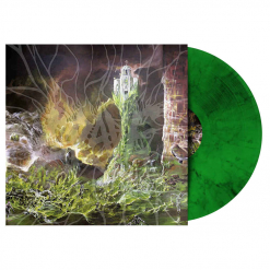 Into The Grave - NEON GREEN BLACK Marbled Vinyl