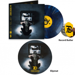 Truth Killer Die Hard Edition: BLAU WEISS SCHWARZ marmoriertes Vinyl + Slipmat + Record Butler