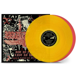 Die In Fire - Live In Hell YELLOW RED 2- Vinyl