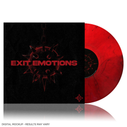 Exit Emotions TRANSPARENT RED BLACK Marbled Vinyl