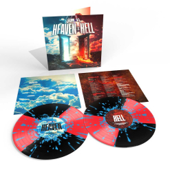 Heaven :x: Hell - Black Red Quads CYAN Splatter 2-LP