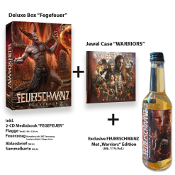 Warriors CD + Exklusiver Feuerschwanz Met + Fegefeuer Deluxe Box