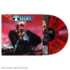 Only The Strong - RED BLACK Splatter Vinyl