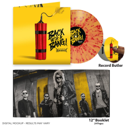 Back With A Bang YELLOW RED Splatter Vinyl + Record Butler + 12" Booklet