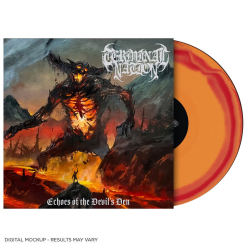 Echoes of the Devil's Den - Red Orange Merge LP