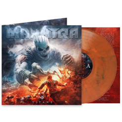 Titans - Orange Schwarz marmorierte LP