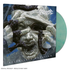 Relentless Mutation - Transparent Grün Marmorierte LP
