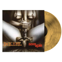 Never Again - Mustard Black Galaxy LP