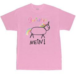 Devinitiv Nein! - Pink - T-Shirt