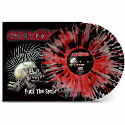 Fuck The System - RED BLACK Splatter Vinyl